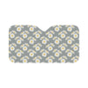 Daisy Pattern Print Design DS09 Car Sun Shade-JorJune