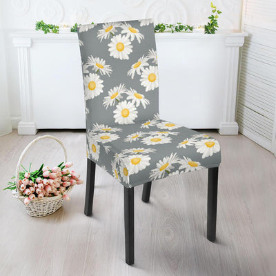 Daisy Pattern Print Design DS09 Dining Chair Slipcover-JORJUNE.COM