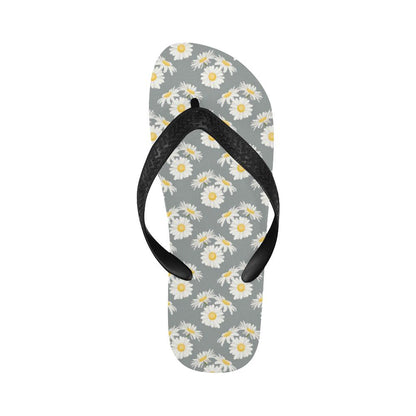 Daisy Pattern Print Design DS09 Flip Flops-JorJune