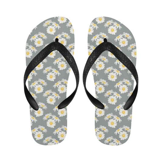 Daisy Pattern Print Design DS09 Flip Flops-JorJune