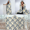 Daisy Pattern Print Design DS09 Hooded Blanket-JORJUNE.COM