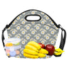 Daisy Pattern Print Design DS09 Neoprene Lunch Bag-JorJune