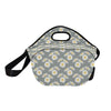 Daisy Pattern Print Design DS09 Neoprene Lunch Bag-JorJune