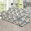 Daisy Pattern Print Design DS09 Sofa Slipcover-JORJUNE.COM