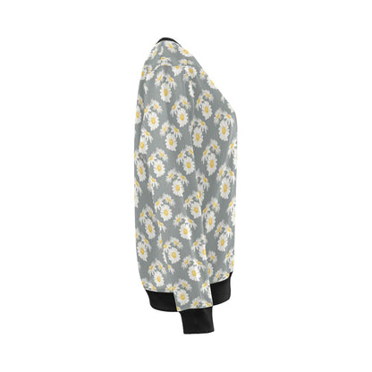 Daisy Pattern Print Design DS09 Women Long Sleeve Sweatshirt-JorJune