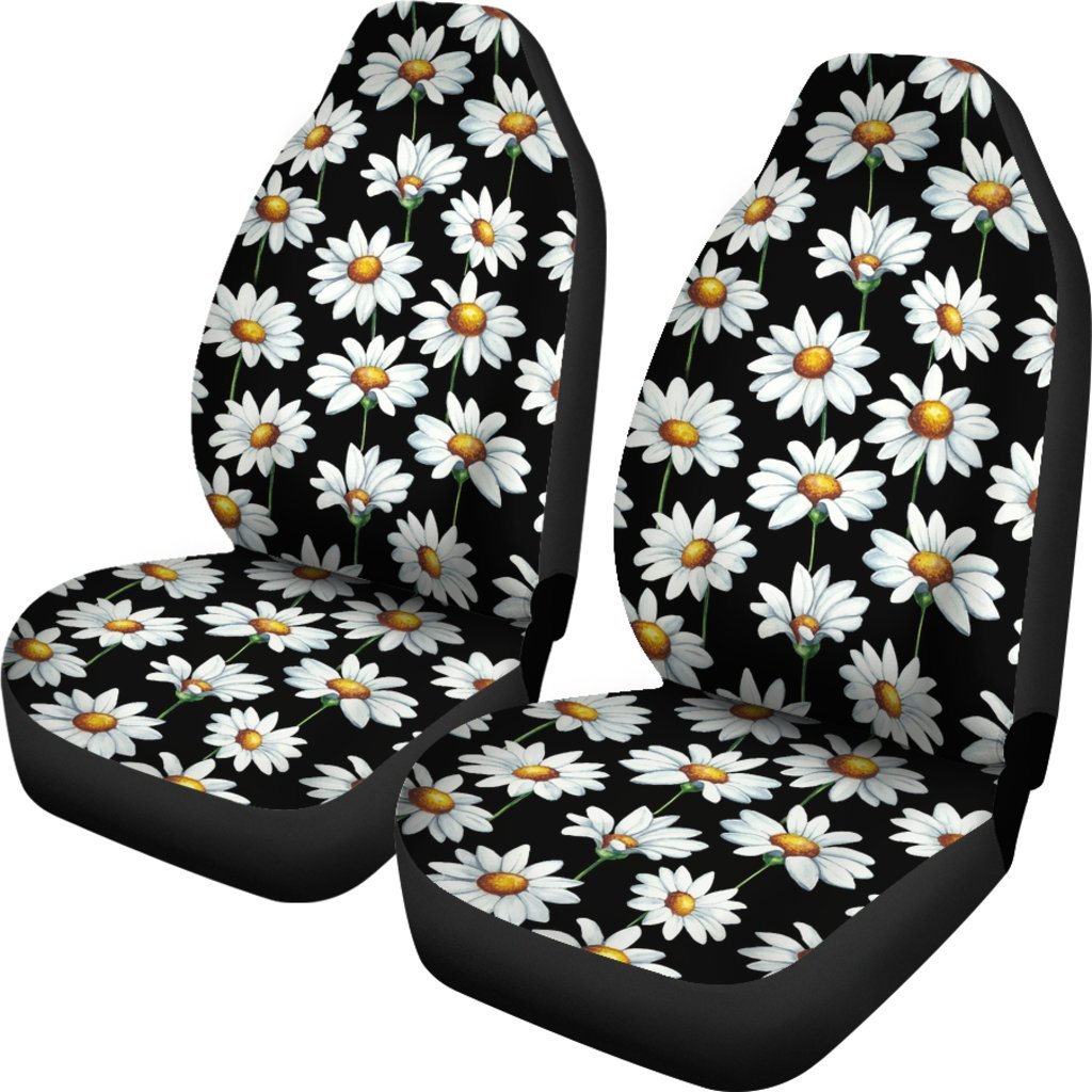 Daisy Print Pattern Universal Fit Car Seat Covers