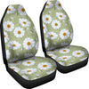 Daisy Yellow Print Pattern Universal Fit Car Seat Covers