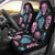 Day Of The Dead Skull Print Pattern Universal Fit Car Seat Covers