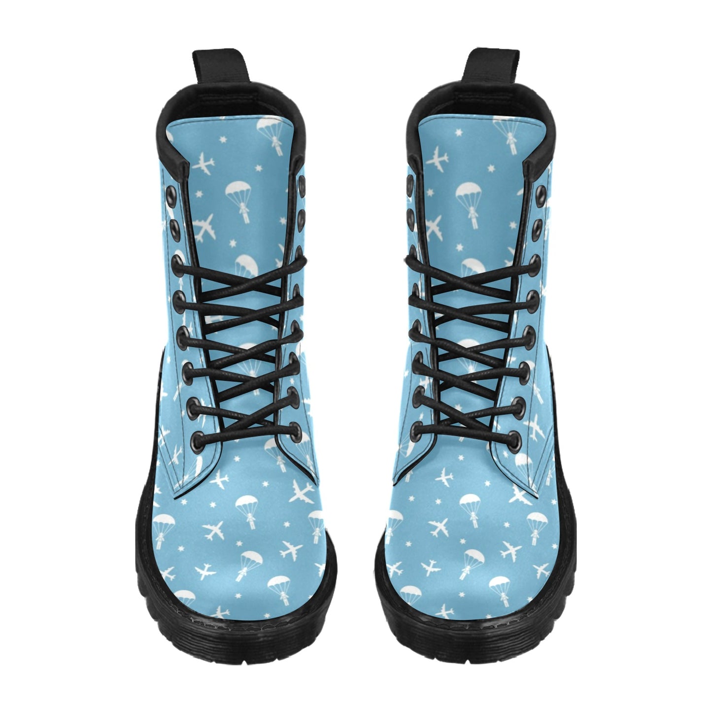 Skydiver Print Design LKS303 Women's Boots
