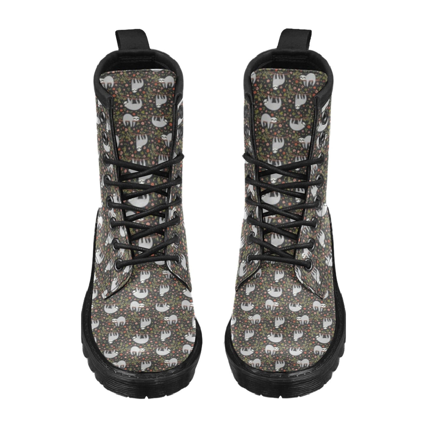 Sloth Cute Design Themed Print Women's Boots
