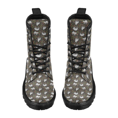 Sloth Cute Design Themed Print Women's Boots