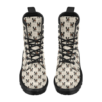 Ancient Greek Print Design LKS3010 Women's Boots