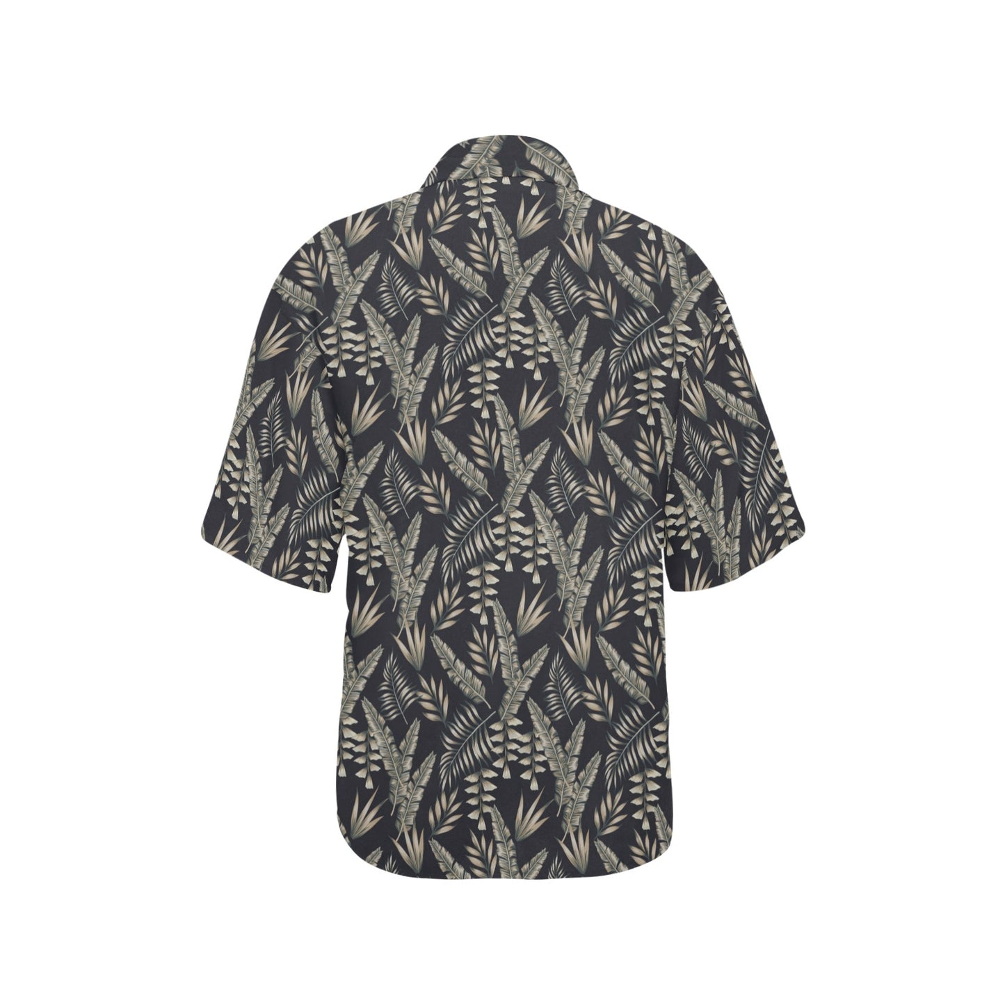 Banana Leaf Pattern Print Design 07 Women's Hawaiian Shirt