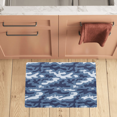 Jean Camouflage Pattern Print Design 05 Kitchen Mat