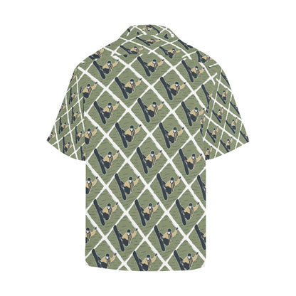 Snowboard Man Print Design LKS302 Men's Hawaiian Shirt