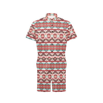 Aztec Western Style Print Pattern Men's Romper