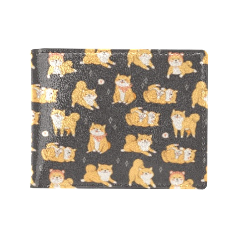 Shiba Inu Print Design LKS309 Men's ID Card Wallet