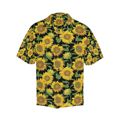 Sunflower Print Design LKS302 Men's Hawaiian Shirt