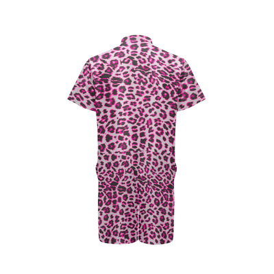 Leopard Pattern Print Design 02 Men's Romper