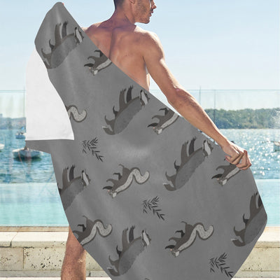 Skunk Print Design LKS301 Beach Towel 32" x 71"