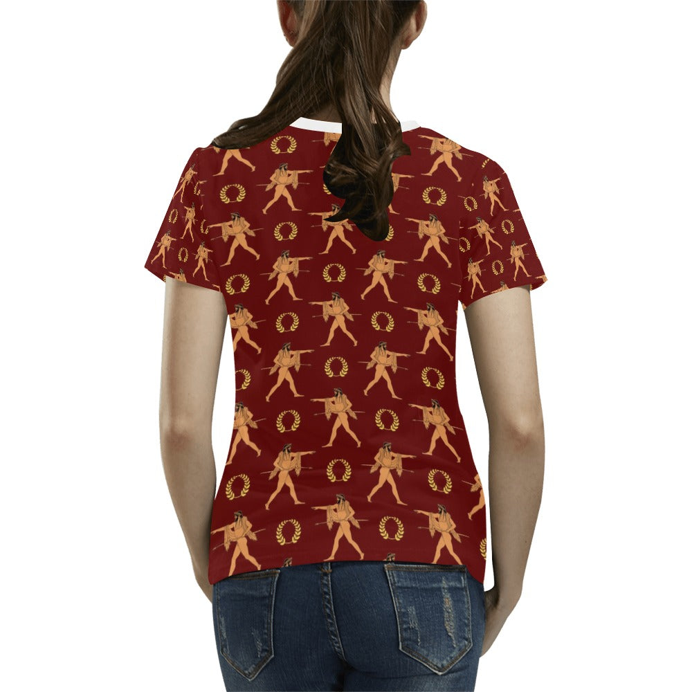 Ancient Greek Print Design LKS307 Women's  T-shirt
