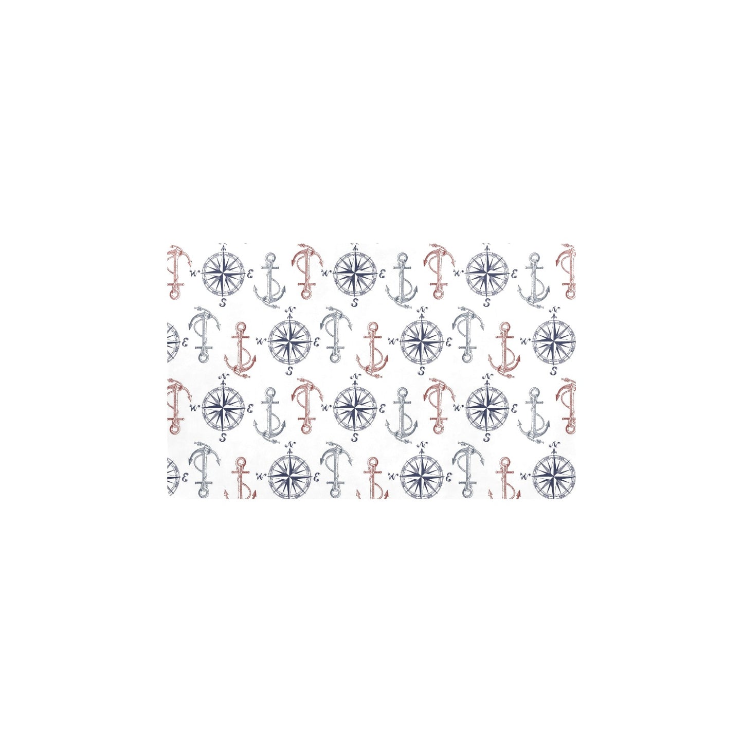 Anchor Pattern Print Design 06 Kitchen Mat
