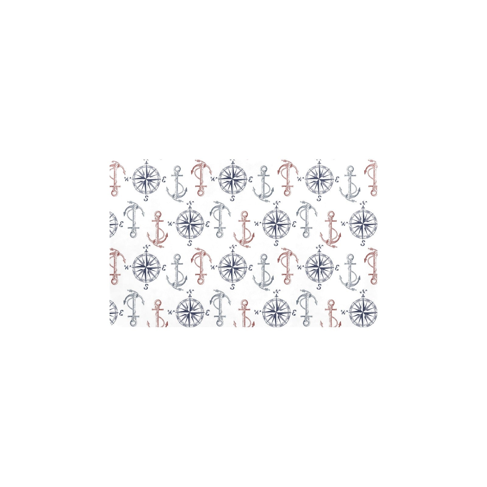 Anchor Pattern Print Design 06 Kitchen Mat