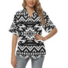 Tribal indians native aztec Women's Hawaiian Shirt