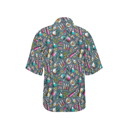 Science Print Design LKS304 Women's Hawaiian Shirt