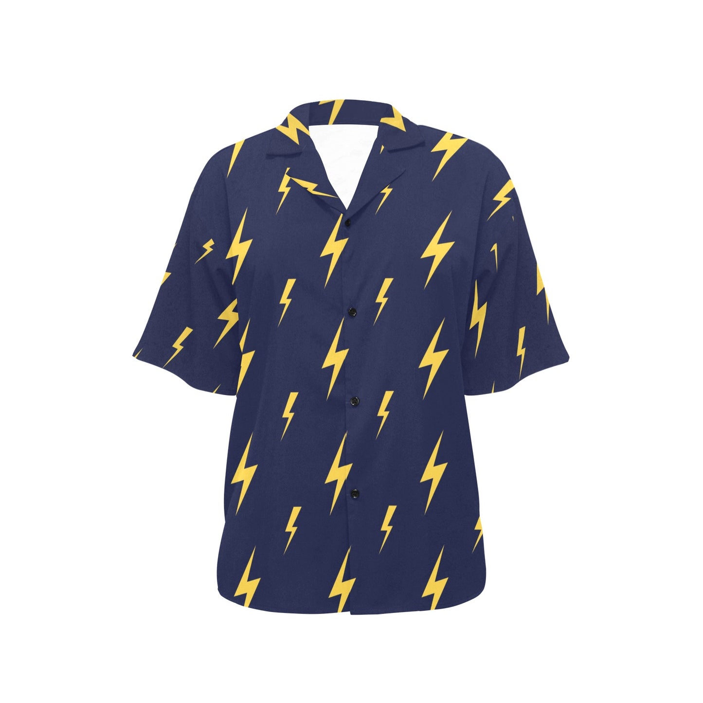 Lightning Thunder Pattern Print Design 03 Women's Hawaiian Shirt