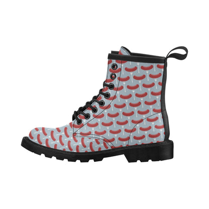 Sausage Print Design LKS301 Women's Boots