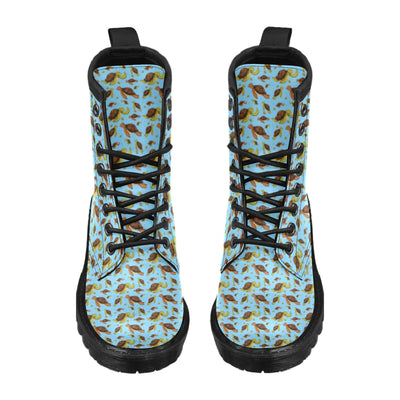 Hello Sea Turtle Print Pattern Women's Boots