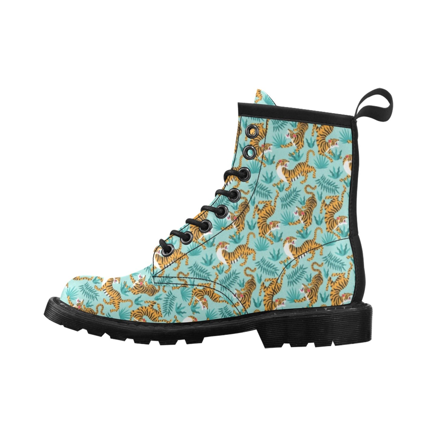 Tiger Print Design LKS304 Women's Boots