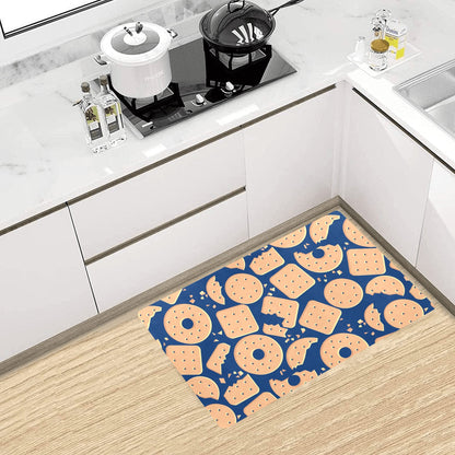 Cracker Pattern Print Design 03 Kitchen Mat