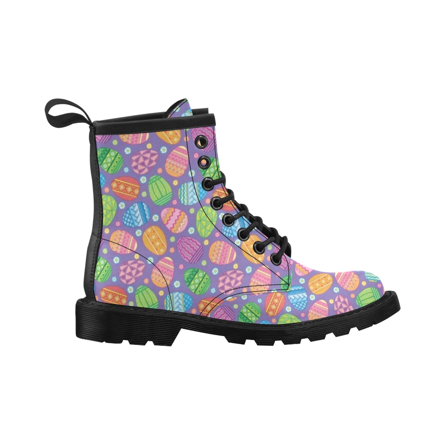 Easter Eggs Pattern Print Design RB010 Women's Boots