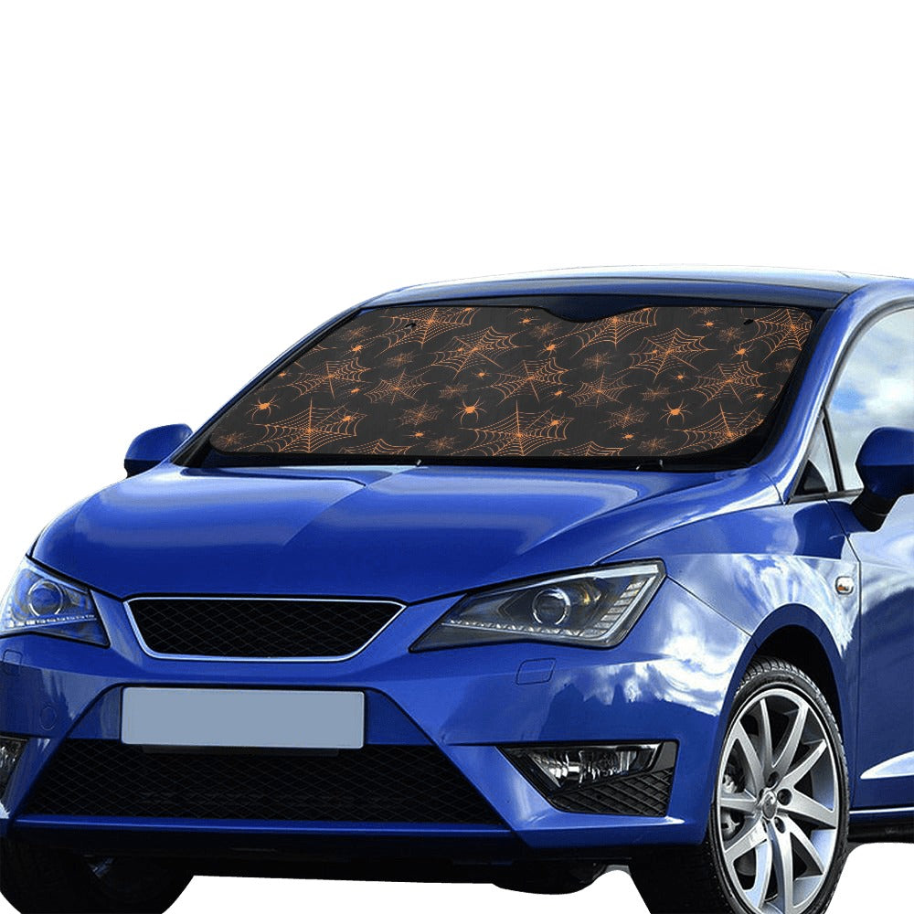 Spider Web Print Design LKS306 Car front Windshield Sun Shade