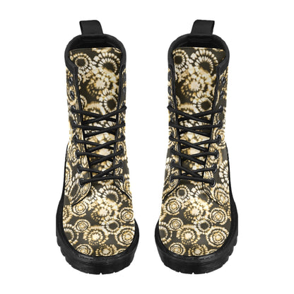 Tie Dye Print Design LKS307 Women's Boots