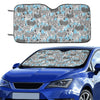 Zebra Print Design LKS305 Car front Windshield Sun Shade