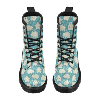 Bear Pattern Print Design BE04 Women's Boots