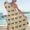 Ancient Greek Print Design LKS3011 Beach Towel 32" x 71"
