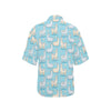 Alpaca Pattern Print Design 06 Women's Hawaiian Shirt