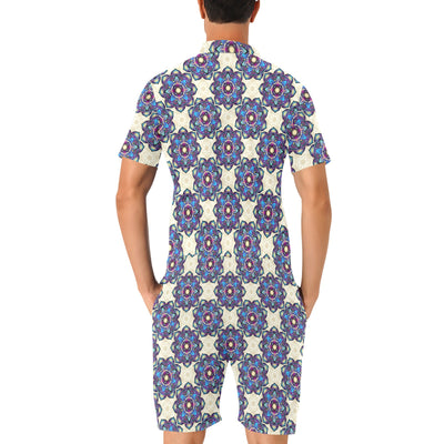 lotus Boho Pattern Print Design LO08 Men's Romper