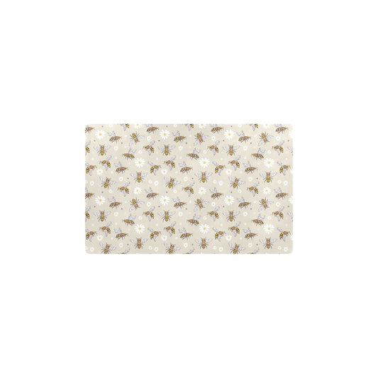 Bee Pattern Print Design 03 Kitchen Mat