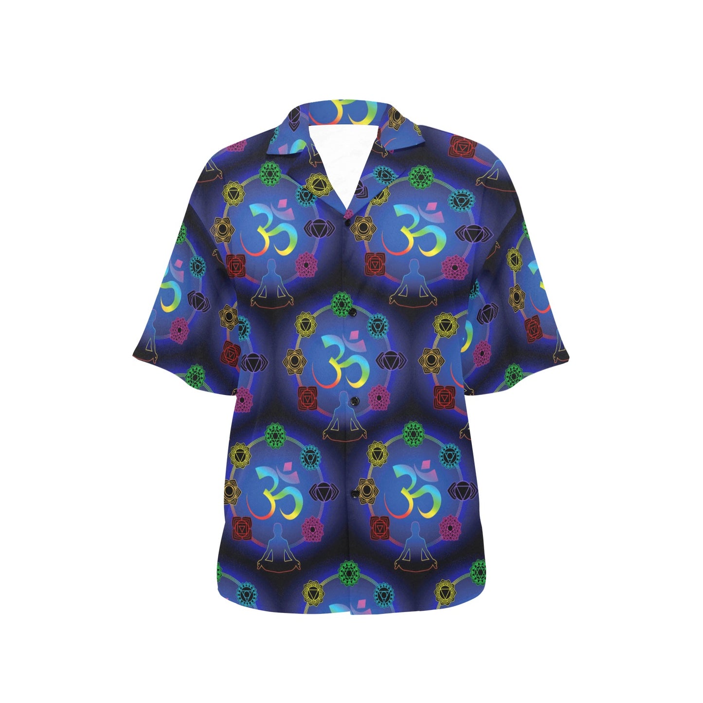 Chakra Zen Yoga OM Women's Hawaiian Shirt