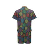 Chakra Mandala Print Pattern Men's Romper