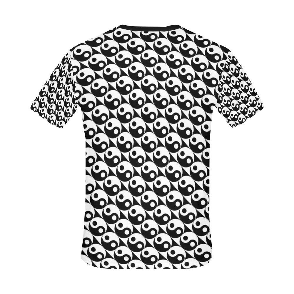 Yin Yang Print Design LKS304 Men's All Over Print T-shirt