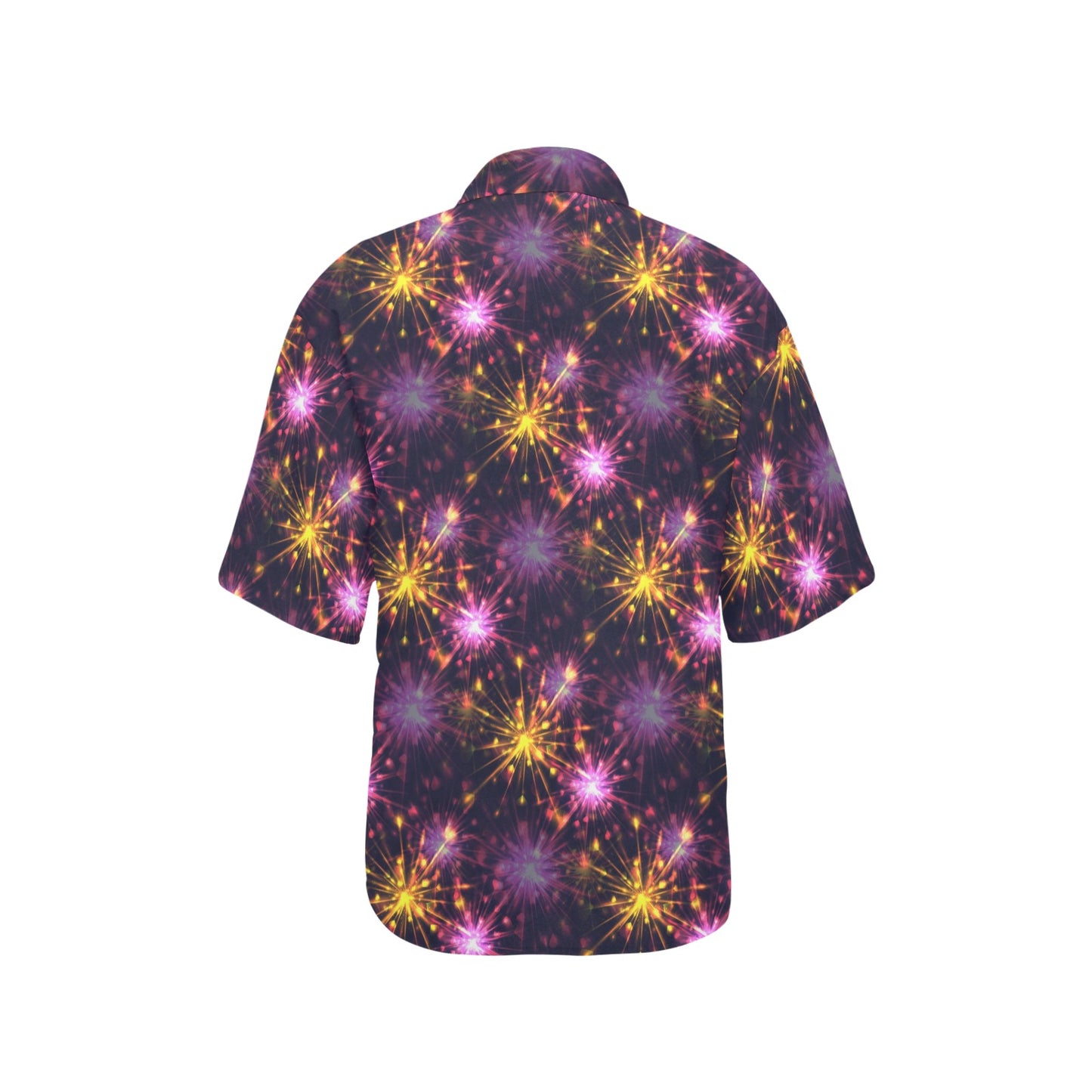 Firework Print Design LKS303 Women's Hawaiian Shirt