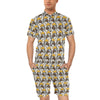 Eagles Head Pattern Men's Romper