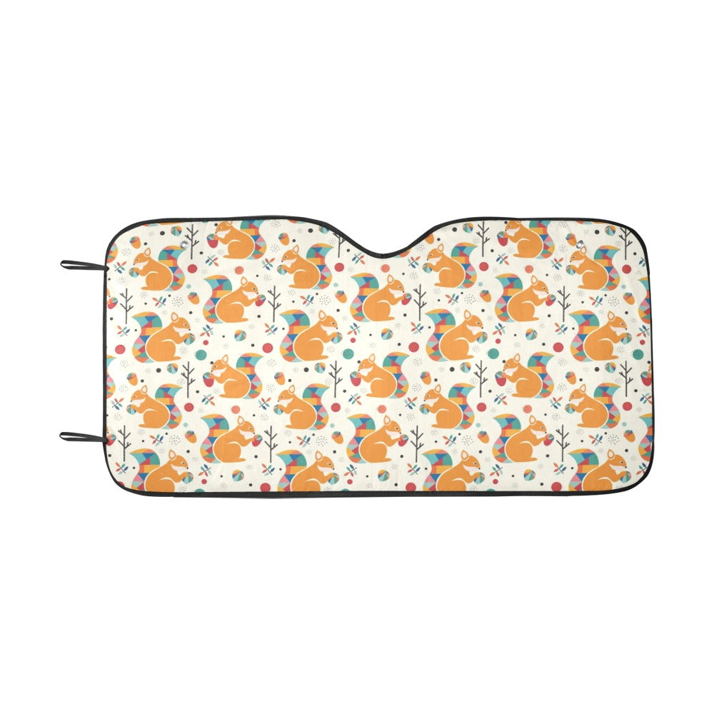 Squirrel Print Design LKS304 Car front Windshield Sun Shade
