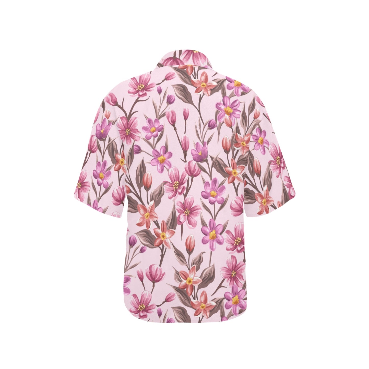 Summer Floral Pattern Print Design SF09 Women's Hawaiian Shirt